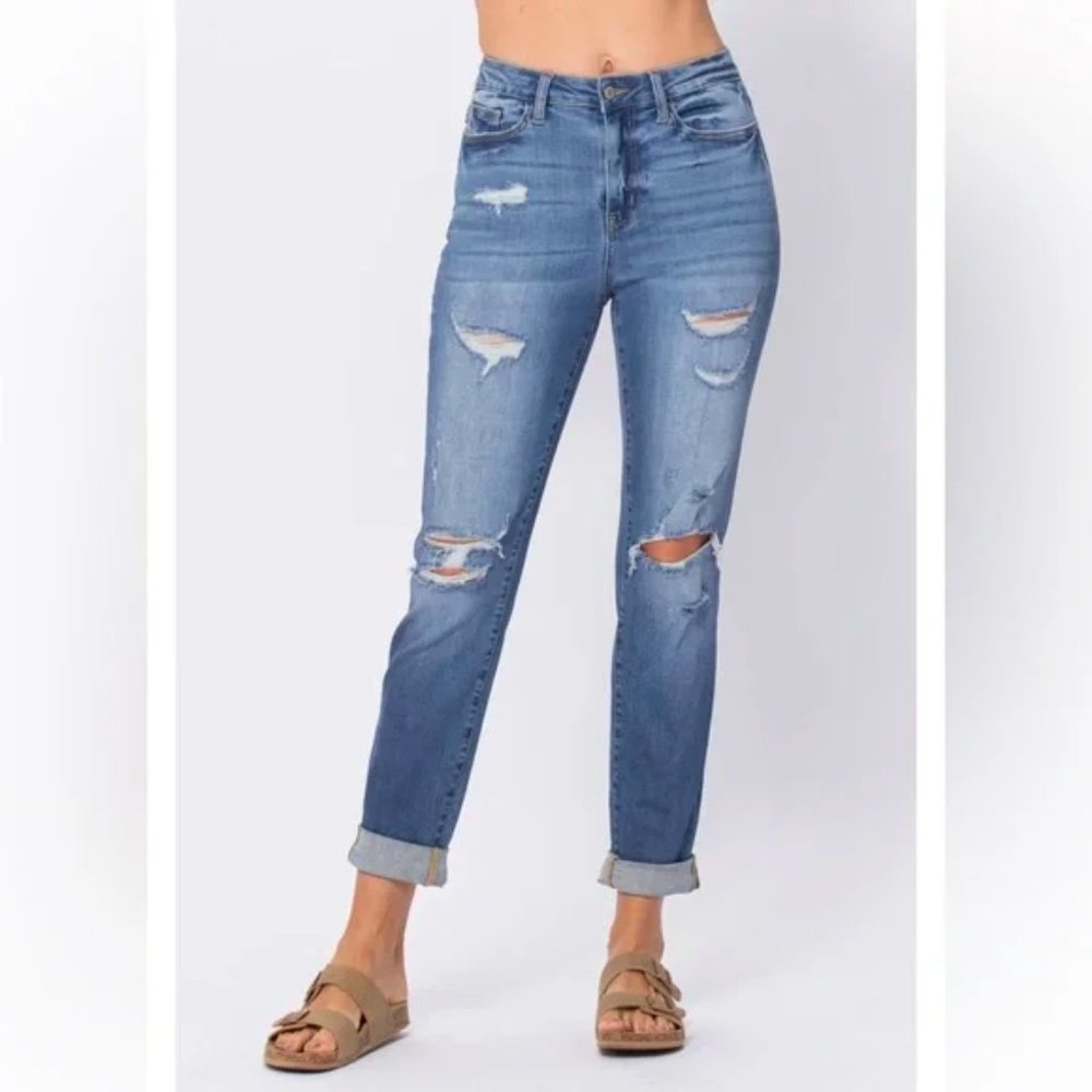 Judy Blue Boyfriend Fit Jeans Size 30